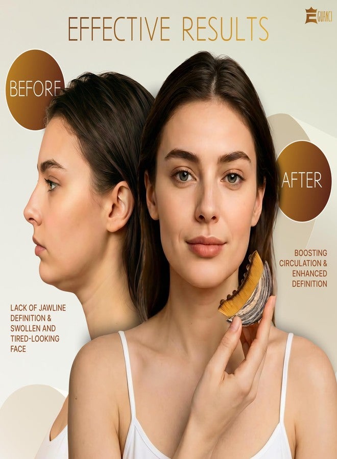 GUANCI Lymphatic Brush for Face Massage, Lymphatic Contour Face Brush for Facial Massage, Guasha Brush & Dry for Daily Skincare Routine, Face Brush for, Lymphatic for Home Use, Gentle Tool for Men & Women (Small) - Image 4