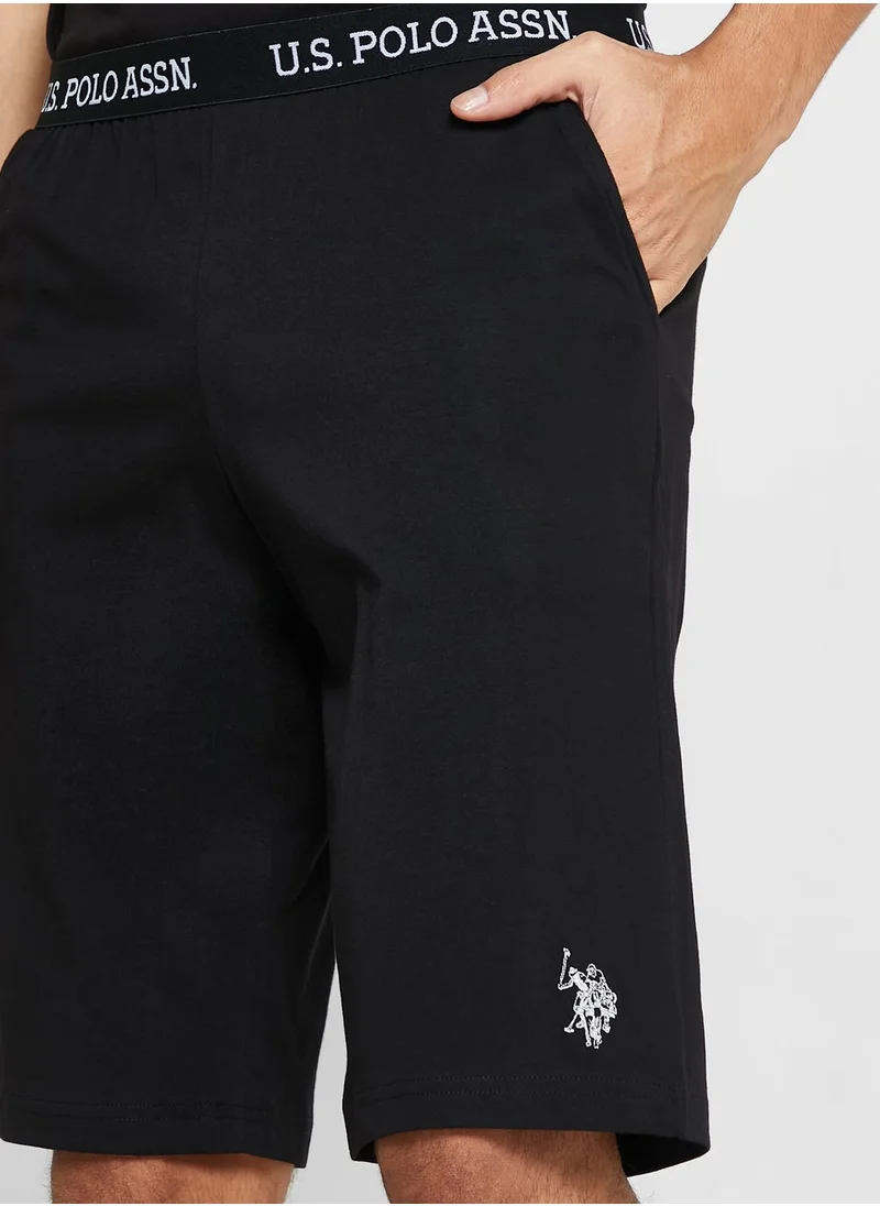U.S. Polo Assn. Logo Band Shorts