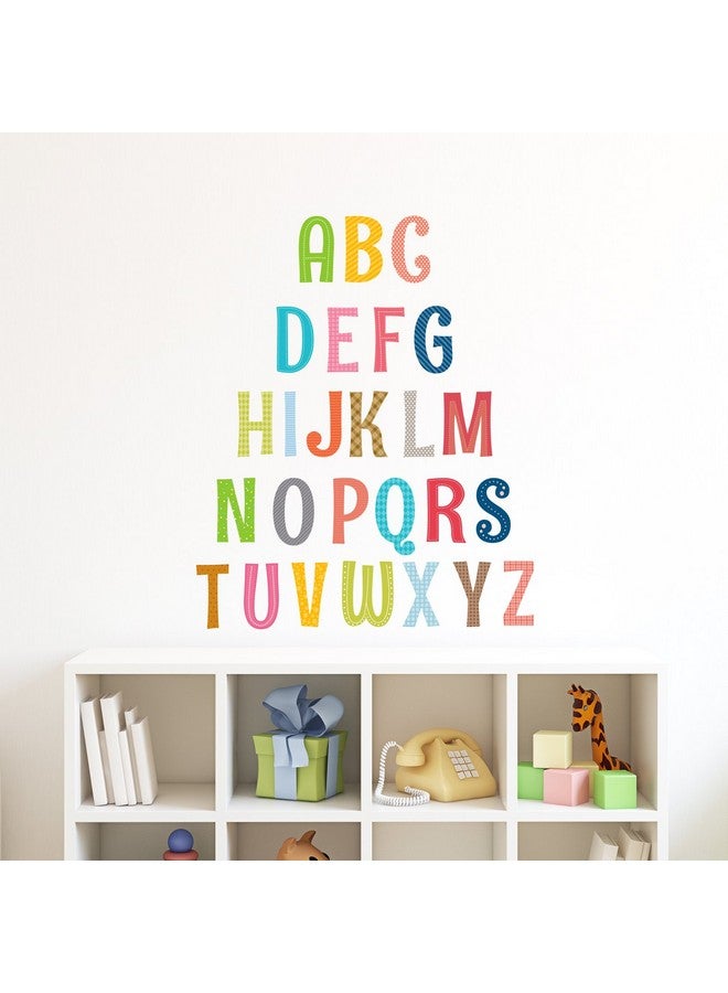 Decowall Ds1701A Uppercase Alphabet Abc Letter Kids Wall Stickers Wall Decals Peel And Stick Removable Wall Stickers For Kids Nursery Bedroom Living Room Décor - Image 2