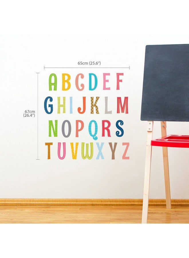 Decowall Ds1701A Uppercase Alphabet Abc Letter Kids Wall Stickers Wall Decals Peel And Stick Removable Wall Stickers For Kids Nursery Bedroom Living Room Décor - Image 3