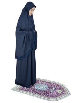DAMAS COLLECTION Two Piece Islamic prayer dress women with Lace - Prayer Clothes for Women - Prayer Abaya For women - Jilbab 2 piece, Umrah essentials for women - Prayer set  - Image 2