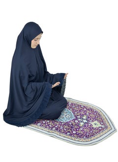 DAMAS COLLECTION Two Piece Islamic prayer dress women with Lace - Prayer Clothes for Women - Prayer Abaya For women - Jilbab 2 piece, Umrah essentials for women - Prayer set  - Image 3