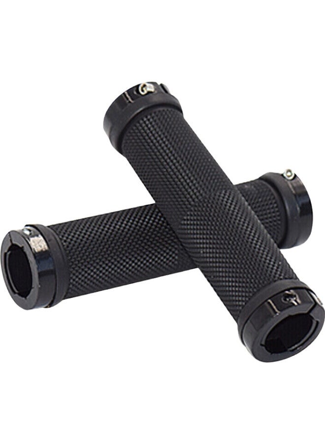 Move Iron Mountain Bike Handlebar Grips, Bicycle Dead Fly Aluminum Alloy Lock, Bicycle Equipment Accessories, Handlebar, Black - Image 3