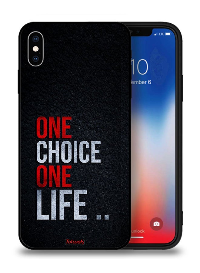 Tolwak Apple iPhone XS Max Protective Case One Choice One Life - Image 1