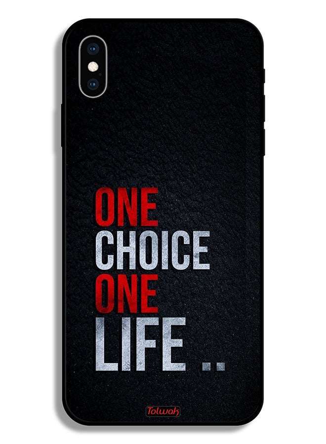 Tolwak Apple iPhone XS Max Protective Case One Choice One Life - Image 2
