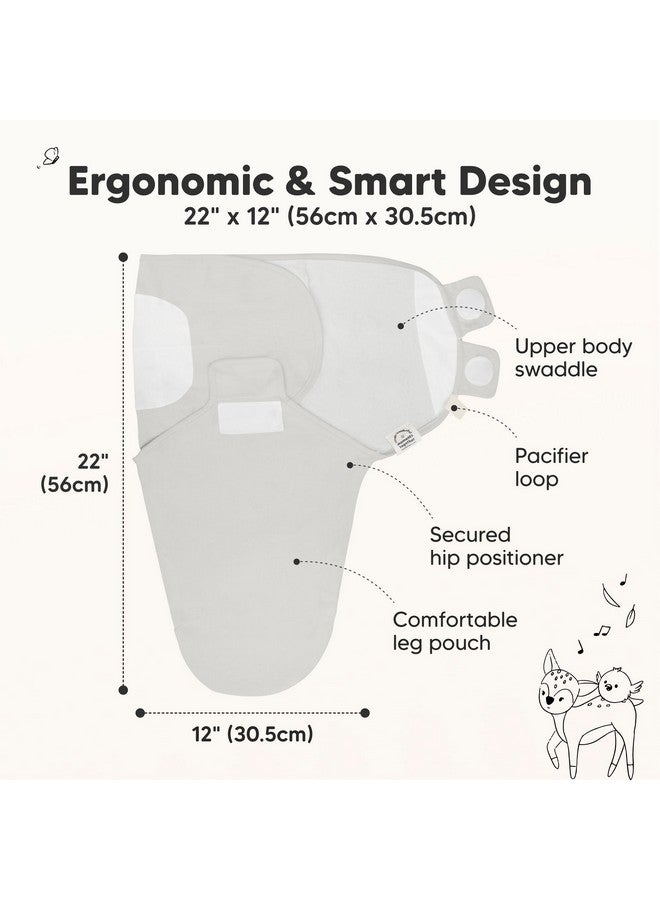 KeaBabies 3-Pack Organic Baby Swaddle Sleep Sacks - Swaddles for Newborns, Infant 0-3 Months, Baby Girls, Boys, Soft & Snug Newborn Sleep Sack, Nursery Swaddling Blankets (The Wild 2) - Image 1