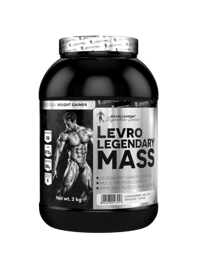 KEVIN LEVRONE ليفرو ماس légendaire، تركيبة مكسب légendaire، نكهة الشوكولاتة، 3 كجم