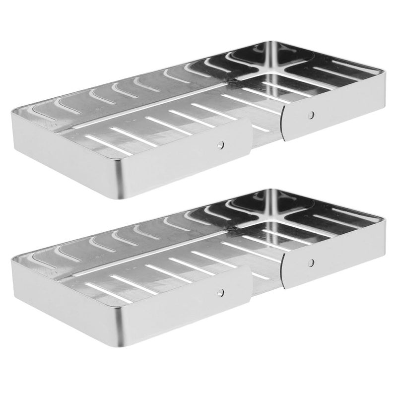 304 Stainless Steel Wall Mounted Soap Dish 2 Pack Rustproof Bathroom Shower Holder - Image 2