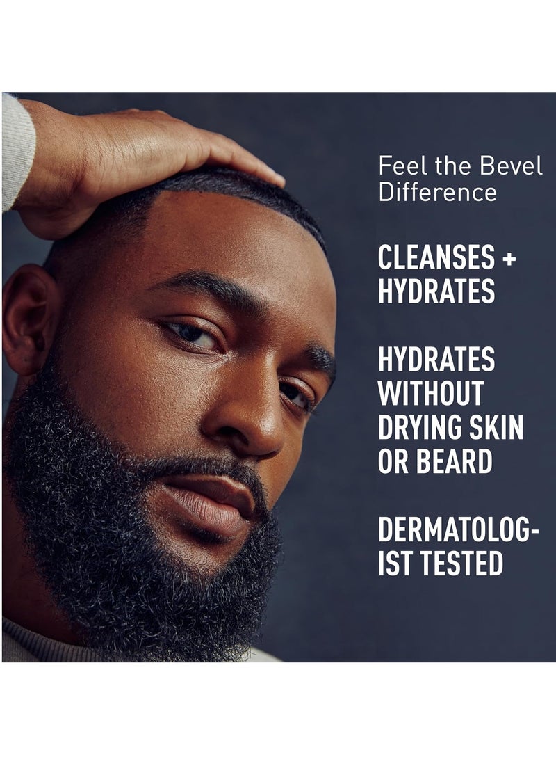 Bevel Bevel Face & Beard Wash with Witch Hazel and Aloe Vera to Cleanse, Hydrate and Brighten Skin, 4 Fl Oz - Image 2