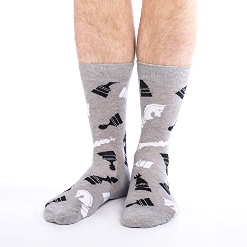 Good Luck Sock Men's Chess Socks, Adult, Shoe Size 7-12 - Image 2