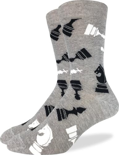 Good Luck Sock Men's Chess Socks, Adult, Shoe Size 7-12 - Image 5
