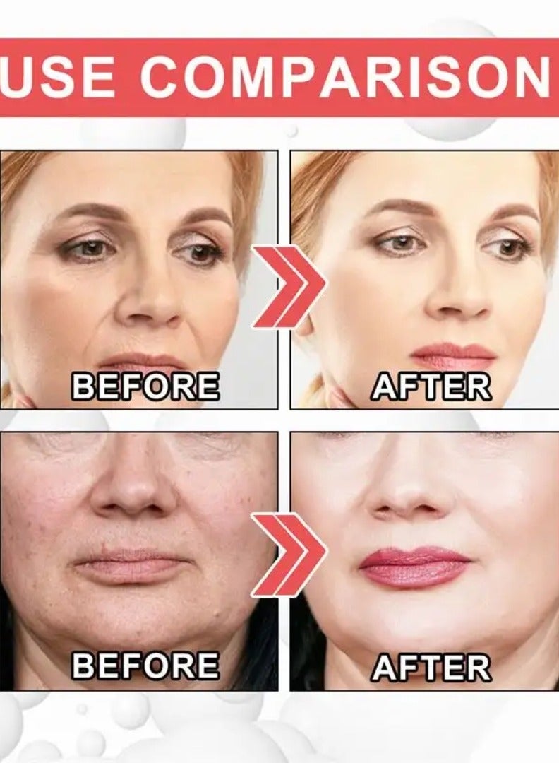 EELHOE 2Pcs Collagen Boost Anti Aging Serum Collagen Booster For Face With Hyaluronic Acid Advanced Collagen Boost Anti Aging Anti Wrinkle Serum Dark Spot Corrector  Moisturizing Nourishing Essence Collagen Face Serum - Image 4