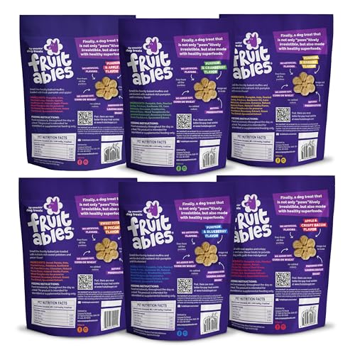 Fruitables Pumpkin Dog Treats 7oz Crunch Variety Pack of 6 - Image 3