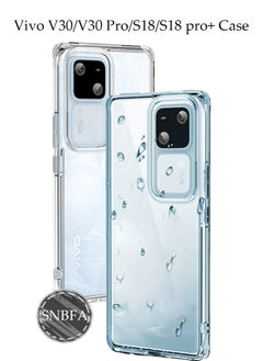 SNBFA Vivo V30/V30Pro Magnetic Phone Case Cover Shockproof Camera Len Protection Anti-scratch  Feel Lightweight Transparent Back Cover Mobile Phone Shell Accessories  - Image 1