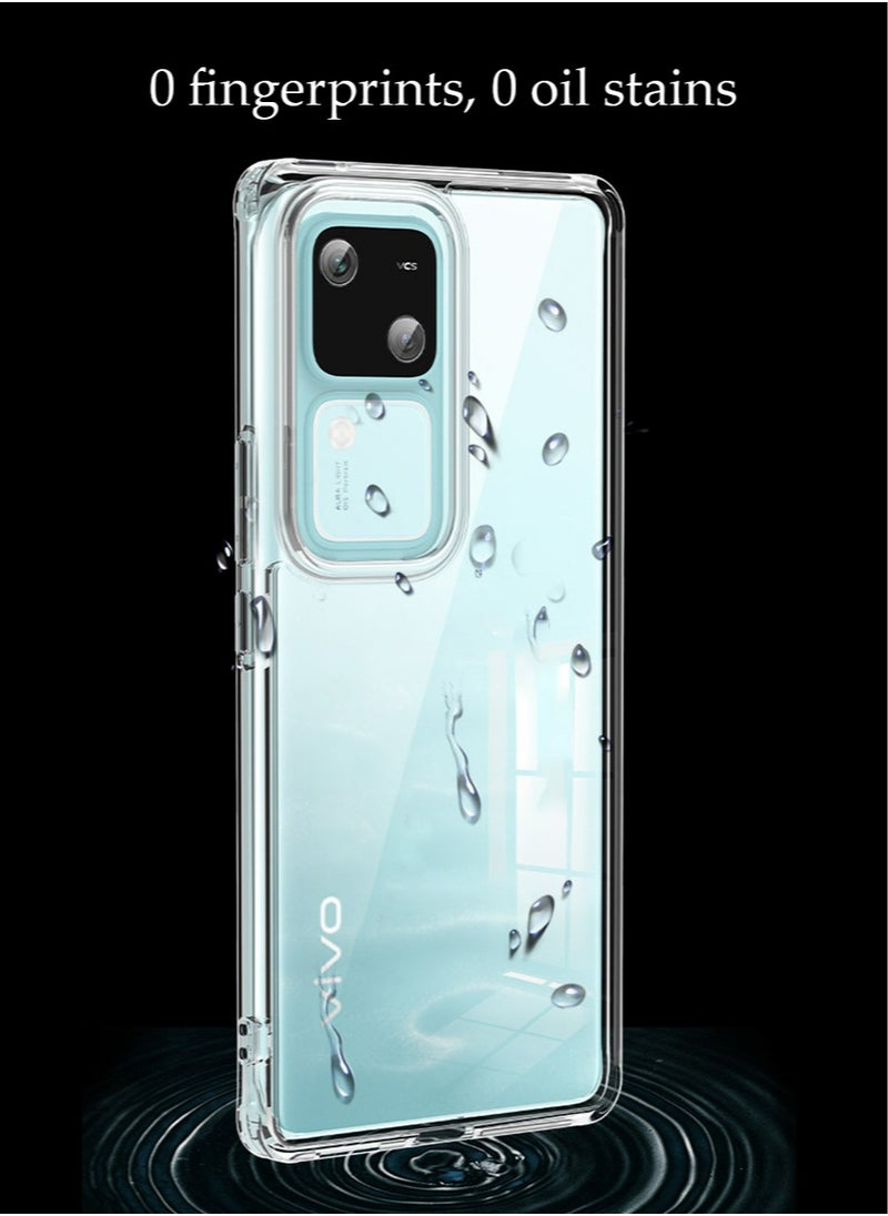 SNBFA - Vivo V30/V30Pro Magnetic Phone Case Cover Shockproof Camera Len Protection Anti-scratch  Feel Lightweight Transparent Back Cover Mobile Phone Shell Accessories - Image 1