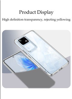 SNBFA Vivo V30/V30Pro Magnetic Phone Case Cover Shockproof Camera Len Protection Anti-scratch  Feel Lightweight Transparent Back Cover Mobile Phone Shell Accessories  - Image 4