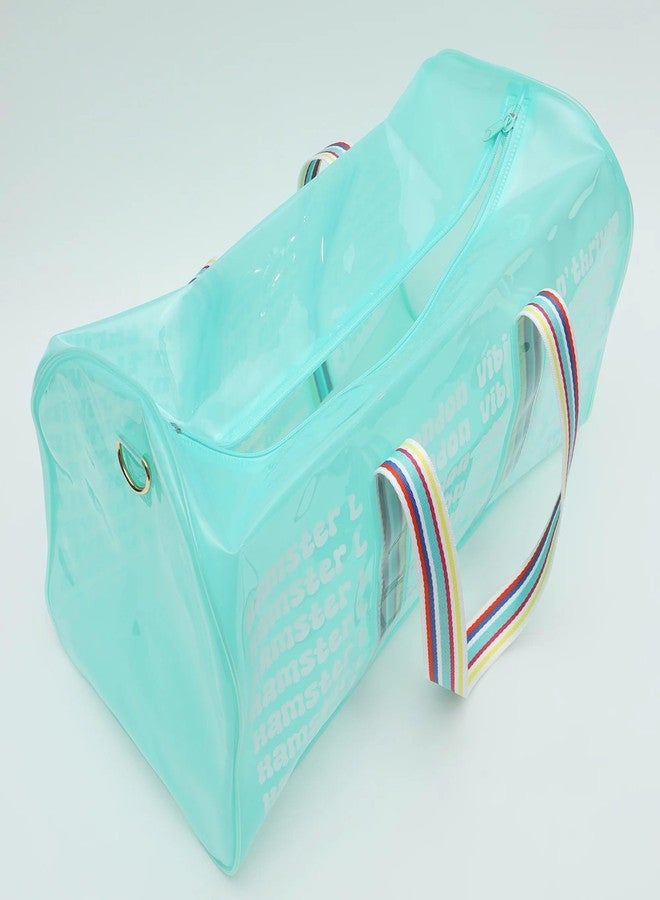 Hamster London Hampton Travel Gym Bag Duffel Bag for Women/Girls -45x26x22cm (Aqua) - Image 4