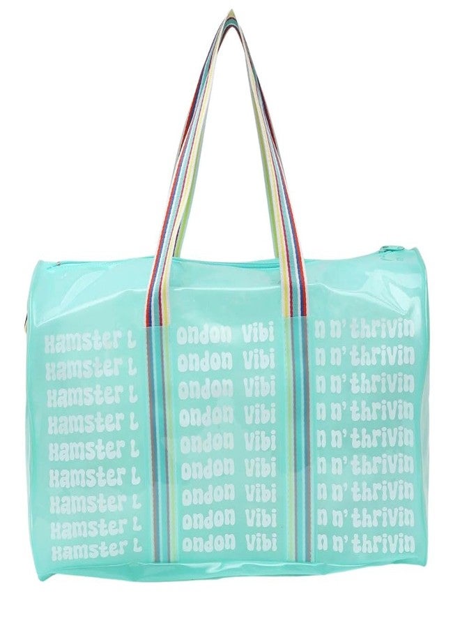 Hamster London Hampton Travel Gym Bag Duffel Bag for Women/Girls -45x26x22cm (Aqua) - Image 1
