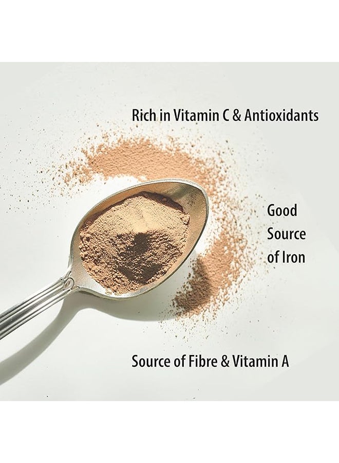 Organic Traditions مسحوق توت الأملا عنب الثعلب الهندي مصدر ممتاز لفيتامين أ وفيتامين ج والحديد مكمل غذائي ممتاز من الأطعمة الفائقة 200 جرام - Image 3