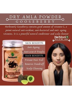 Herbtoniq 100% Natural Jatamansi Dry Amla And Hibiscus Flower Powder For Dandruff Hairfall Hair Care Regimens (425 Gram)  - Image 4