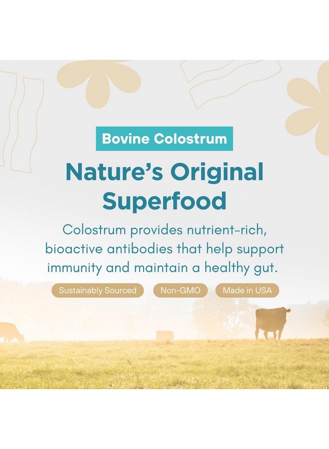 360 Nutrition خلاطات 360 للتغذية مع فوائد كولستروم البقر + مسحوق ببتيدات الكولاجين لصحة الأمعاء، جمال الشعر والبشرة، دعم المناعة | من حيوانات تتغذى على العشب، بدون سكر مضاف، بدون نكهة 6 أوقيات - Image 4