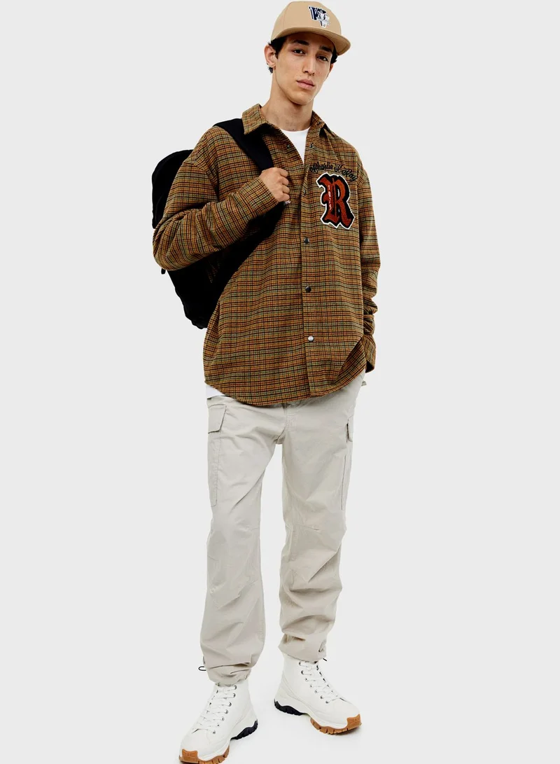 اتش اند ام Prined Relaxed Fit Shirt