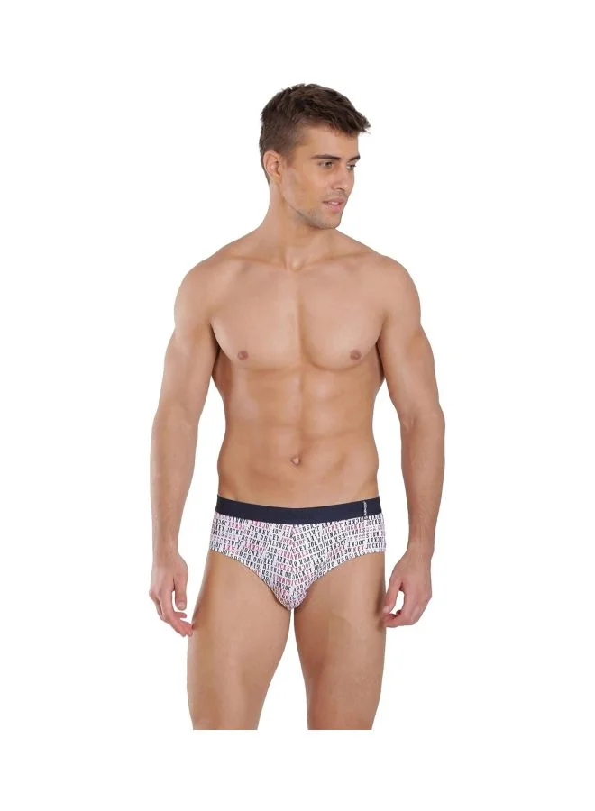 Jockey  US52 Men Super Combed Cotton Printed Brief with Ultra soft Waistband for Men | Best Price UAE