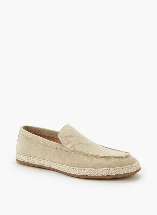 ببرمنة Men Textured Espadrille Loafers