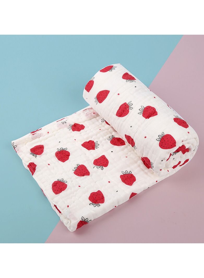 Loquat منشفة استحمام مطبوعة كرتون من القطن النقي