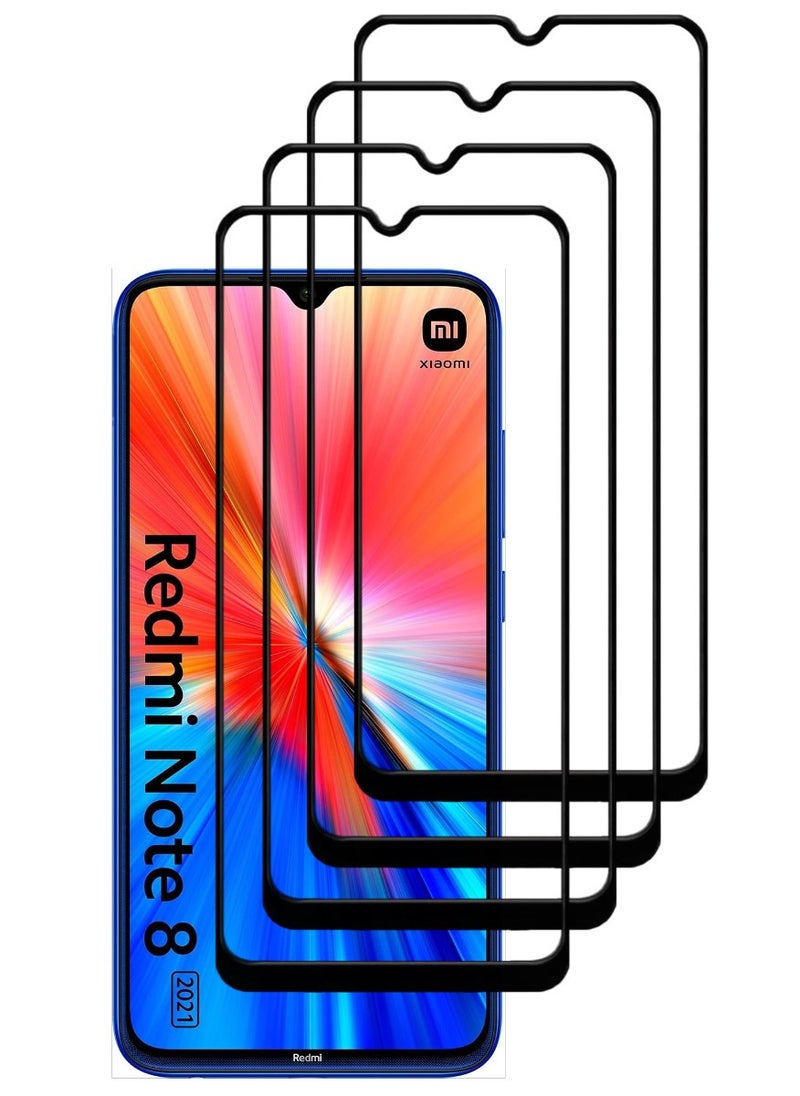 ACLIX 4 Pieces Antistatic ESD Dustproof Premium Quality High Definition Tempered Glass Screen Protector Designed For Xiaomi Redmi Note 8 - Image 1