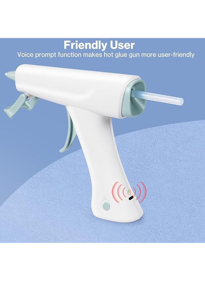 erorex - Hot Glue Gun Cordless Hot Glue Gun With 10Pcs Glue Sticks Fast Preheating Melt Glue Gun For Diy Festival Decoration Small Craft Projects Home Repairs - Image 1