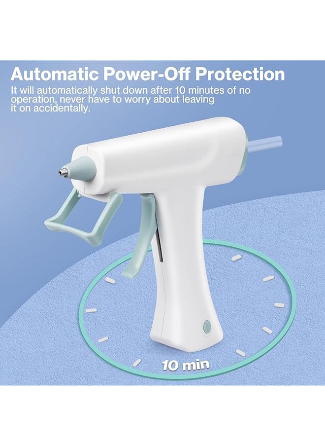 erorex - Hot Glue Gun Cordless Hot Glue Gun With 10Pcs Glue Sticks Fast Preheating Melt Glue Gun For Diy Festival Decoration Small Craft Projects Home Repairs - Image 1