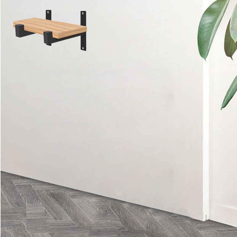1 Set L-Shaped Metal Bracket For Shelves Triangle Shelf Bracket Heavy Duty Iron Shelf Brackets Right Angle Support Wall Hanging Hardware Home Use - Image 5