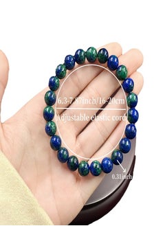 Generic Natural crystal agate lapis lazuli gemstone bracelet  - Image 4