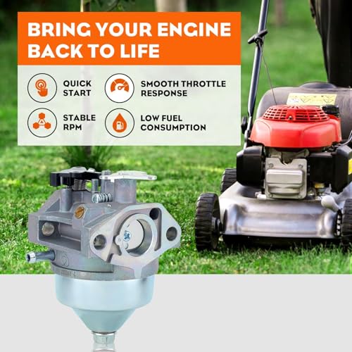 HIPA GCV190 HRX217 Carburetor for Honda GCV 190 GCV190LA GCV190A Engine HRX 217 HRB217 HRX217K1 HRX217K2 Lawn Mower Replace 16100-Z0Y-813 Pressure Washer - Image 3