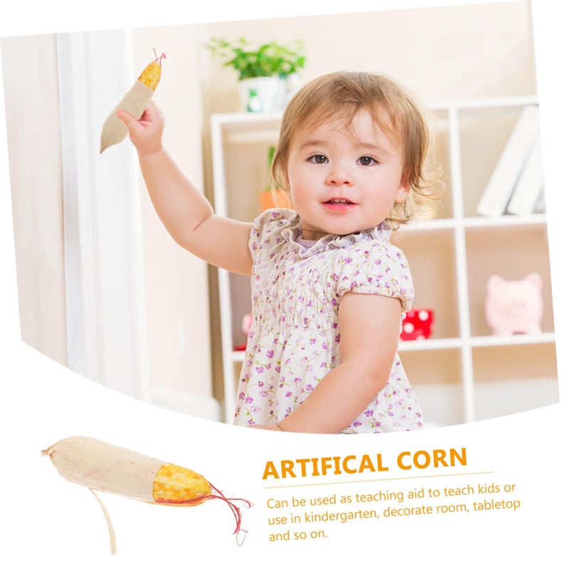 Lifelike Artificial Corn Stalks Simulation Decor Pretend Food Kitchen Home Decor - Image 5