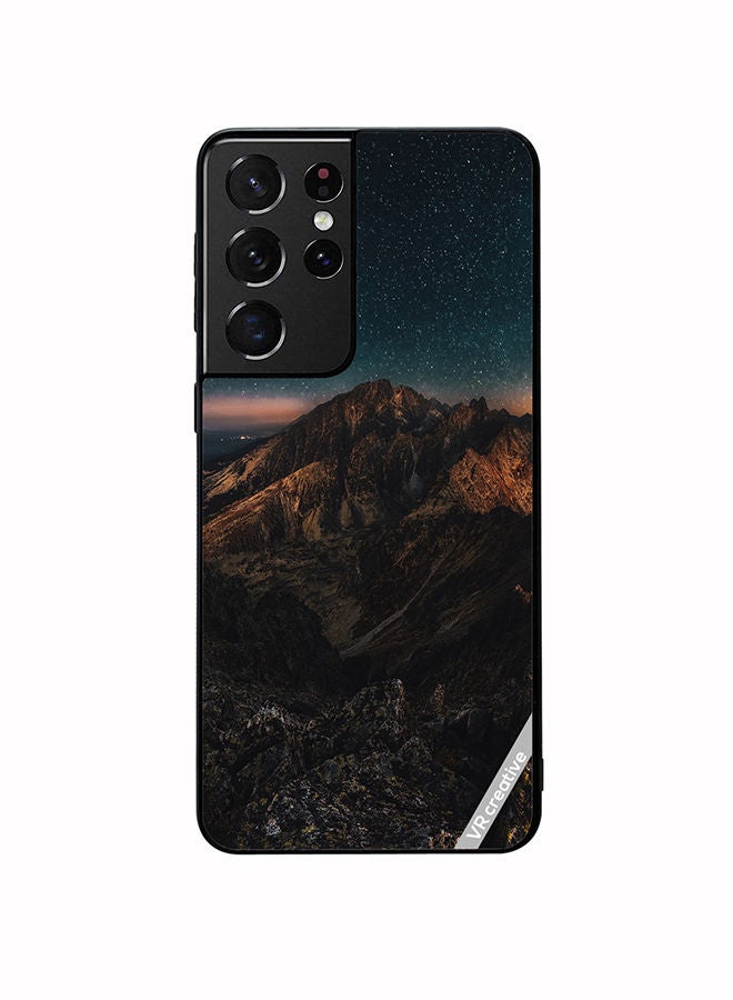 VR CREATIVE Protective Case Cover For Samsung Galaxy S21 Ultra 5G Starry Design Multicolour - Image 1