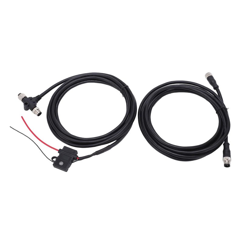 OUKA Backbone Cables,for NMEA2000 Starter Kit T Connector,Power Cable,Male Female Resistor,3 Port Adapter IP67 Waterproof for Networks - Image 2