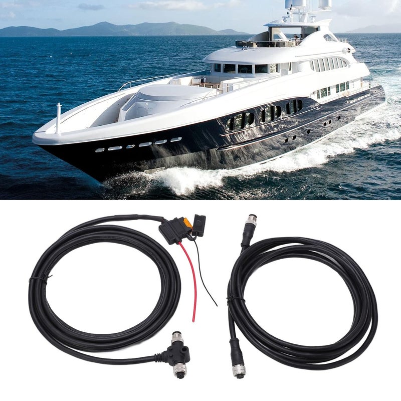 OUKA Backbone Cables,for NMEA2000 Starter Kit T Connector,Power Cable,Male Female Resistor,3 Port Adapter IP67 Waterproof for Networks - Image 3