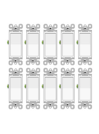 Greencycle Light Switch Rocker,10 Pack 15 Amp Single Pole Light Switch White,SP Paddle Light Switch,120V-277V AC,On/Off Wall Switch,Residential/Commercial Grade,Home & Office,UL Listed - pzsku/ZFED161A9DF4AC4F3FBE3Z/45/_/1740982814/cb8a380f-c92b-4ab8-9051-b72e603fefd7