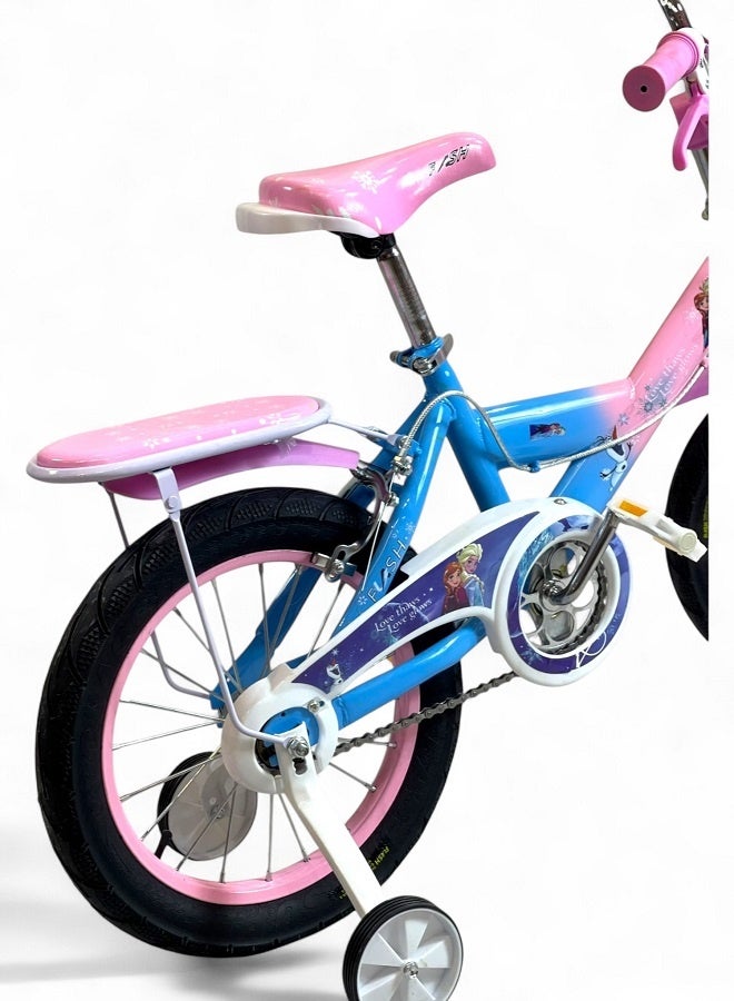 Flash Girls' Bike with Sounds and Lights - Pink - Size 16 - For ages 5 to 8 - Official Agent in Egypt: GTG TOYS - Image 3