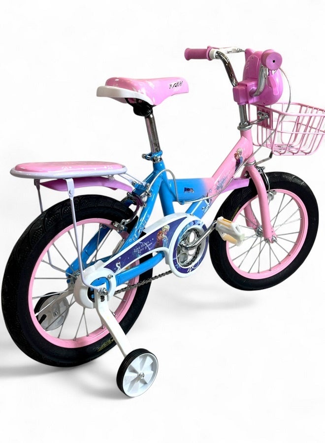 Flash Girls' Bike with Sounds and Lights - Pink - Size 16 - For ages 5 to 8 - Official Agent in Egypt: GTG TOYS - Image 5