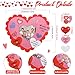 Saysurey 24 Pack Valentine Picture Frame Craft Kits for Kids Valentines Day DIY Heart Photo Frame Bulk Magnet Classroom Art Crafts for Valentines Day Party Decorations Gifts Game Class Activities - Image 4