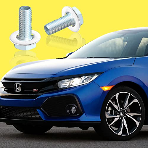 Salior 50PCS Oil Drain Plug Gasket,14mm Aluminum Engine Oil Plug Washer with Lasting Sealing,OEM#94109-14000 Crush Washer Oil Drain Plug Compatible with Honda Civic CRX Acura CL MDX - Image 5