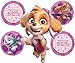 Anagram Skye and Everest Birthday Party Supplies Girl Paw Pups on Patrol Balloon Bouquet Decorations 5ct - Image 3