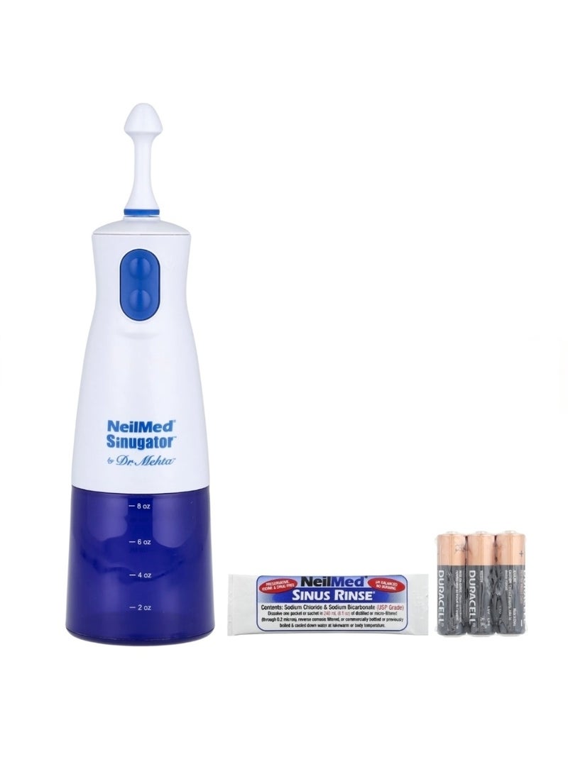 NeilMed Sinugator Cordless Pulsating Nasal Wash 3 Piece Set - Image 2