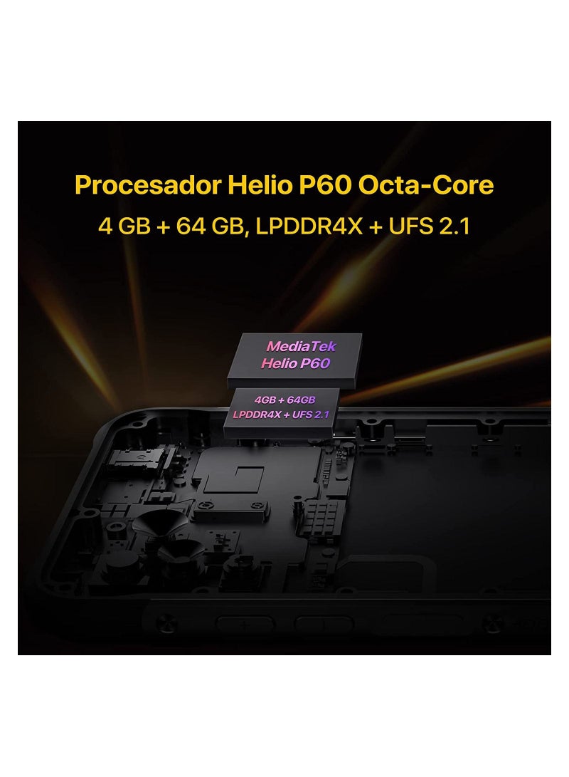 UMIDIGI Bison X10 Rugged Unlocked Smartphones,4G+64GB Android 11 IP68/IP69K Waterproof Shockproof Phone Helio P60 20MP Camera 6.53" FHD+ 6150mAh Fast Charge Global Version NFC Rugged Smartphone - Image 2