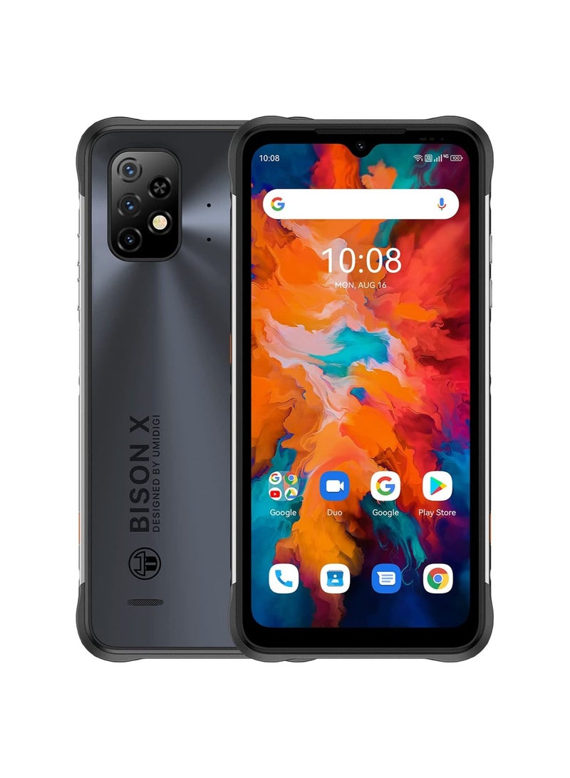 UMIDIGI Bison X10 Rugged Unlocked Smartphones,4G+64GB Android 11 IP68/IP69K Waterproof Shockproof Phone Helio P60 20MP Camera 6.53" FHD+ 6150mAh Fast Charge Global Version NFC Rugged Smartphone - Image 1