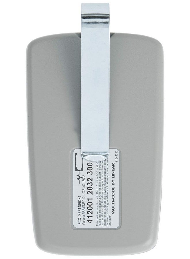 لينير جهاز إرسال MCS412001 متعدد الأكواد ثنائي القناة، الإصدار الأصلي، رمادي ناعم - Image 3