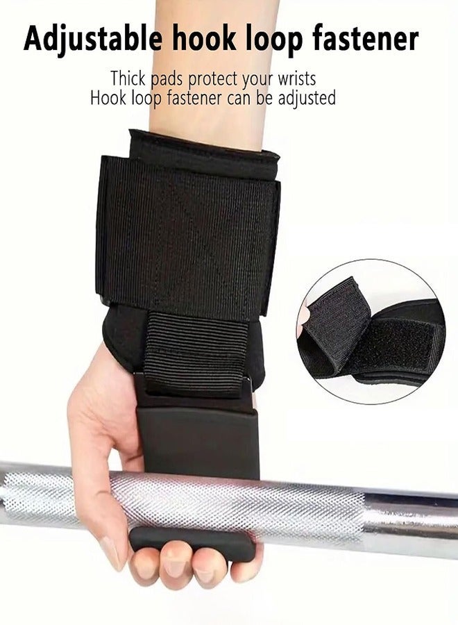 0TO1 TECH 0TO1 Weight Lifting Hooks with Wrist Wraps – Padded, High-Grade for Men & Women - Image 2
